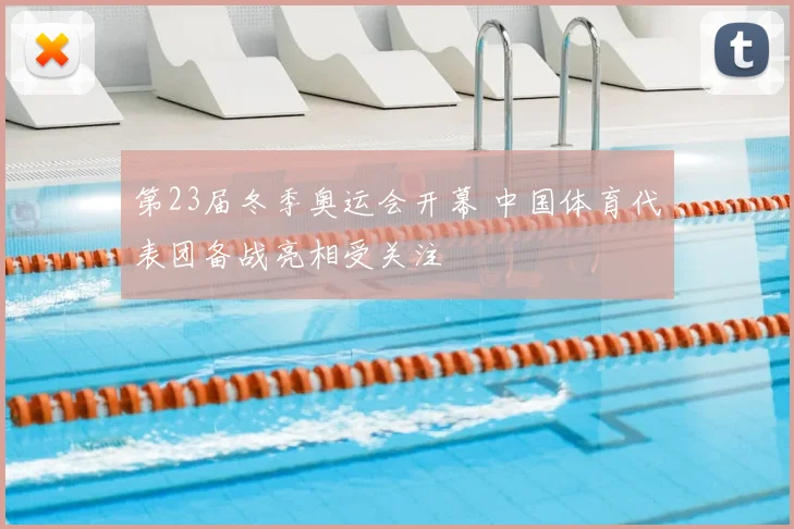 第23届冬季奥运会开幕 中国体育代表团备战亮相受关注